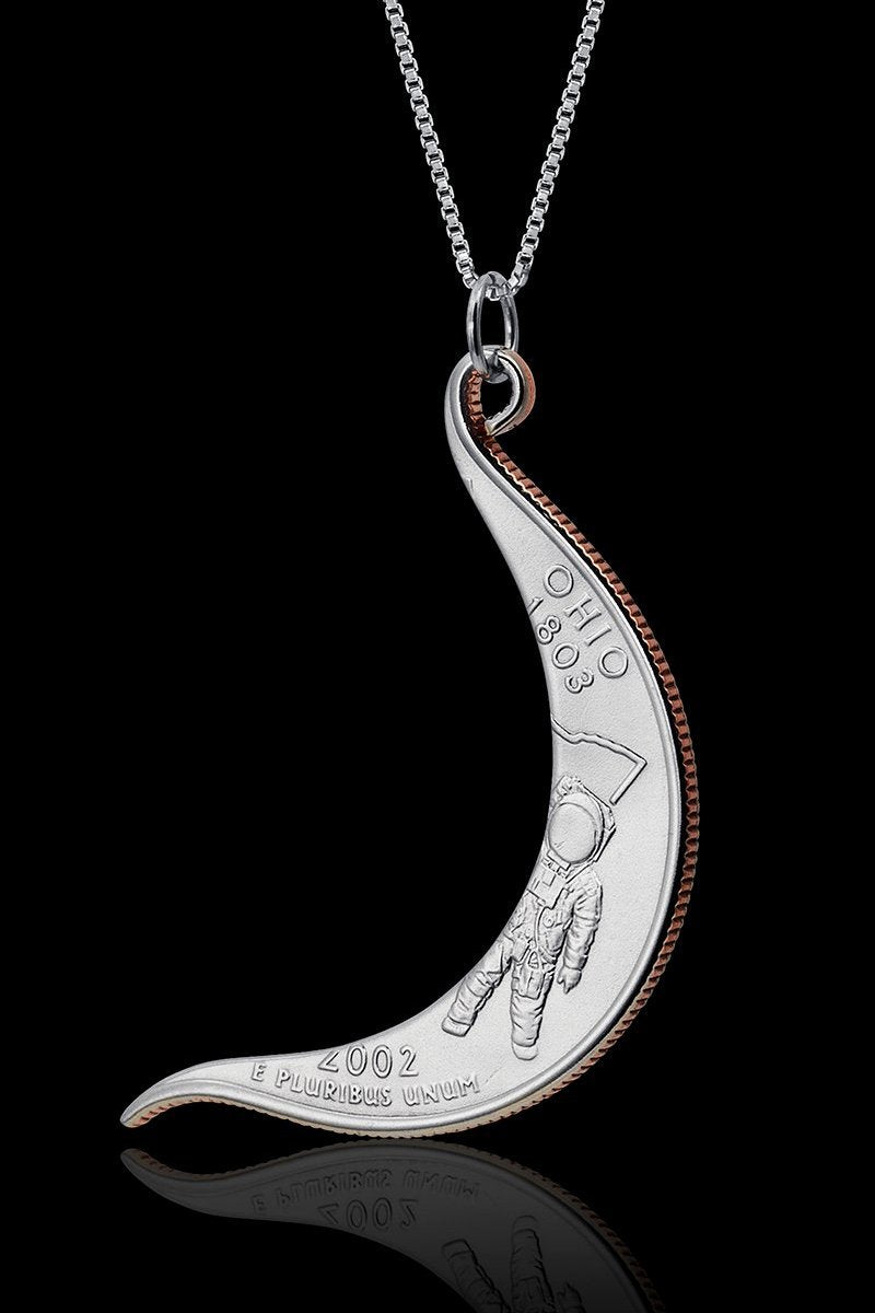Crescent Quarter Necklace