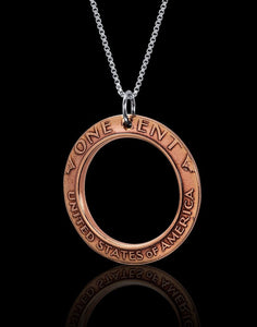 Inverted Penny Necklace - Trittello