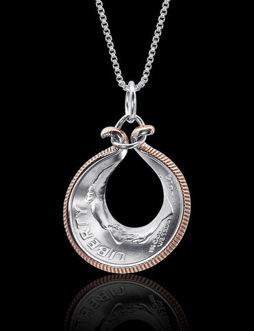 Oyster Shell Dime Necklace - Trittello