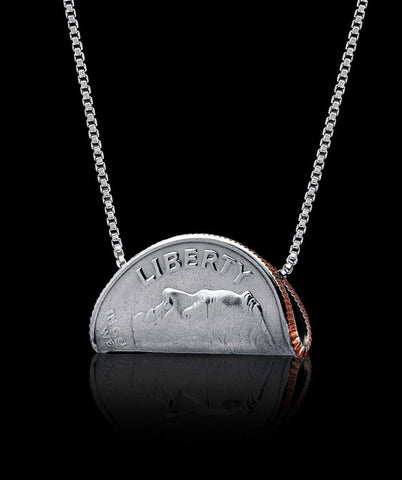 Rolled Dime Necklace - Trittello